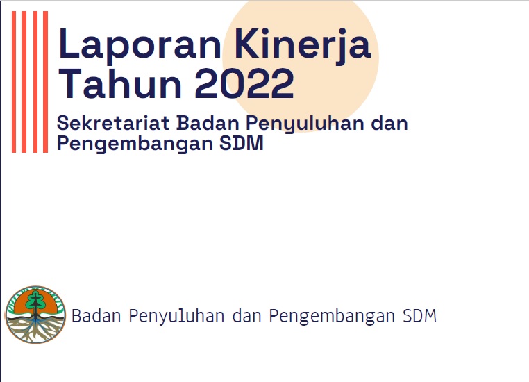Laporan Kinerja Sekretariat Badan P2SDM Tahun 2022